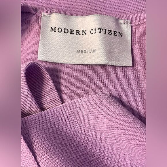 Modern Citizen Knit Tank Top Lavender Size M - Picture 3 of 4